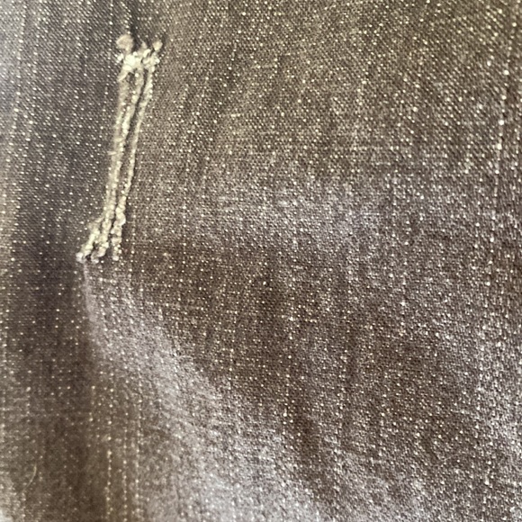 Bisou Bisou Jeans brown distressed look size 6 flair leg - Picture 12 of 12